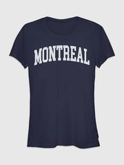 Montreal Collegiate Short Sleeve Graphic T-Shirt - Navy