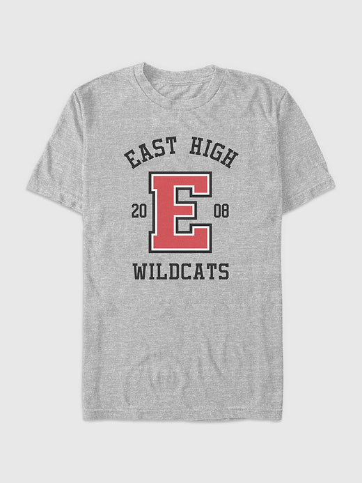 High School Musical  Wildcats Graphic T-Shirt - Sport Grey