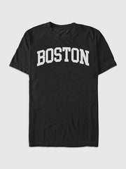 Boston Collegiate Graphic T-Shirt - Black