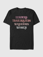 Women Empowerment List Graphic T-Shirt - Black