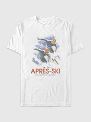 Vintage Apres Graphic T-Shirt - White