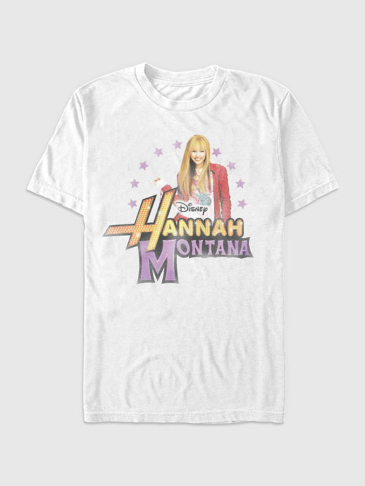 Hannah Montana Pose Graphic T-Shirt - White