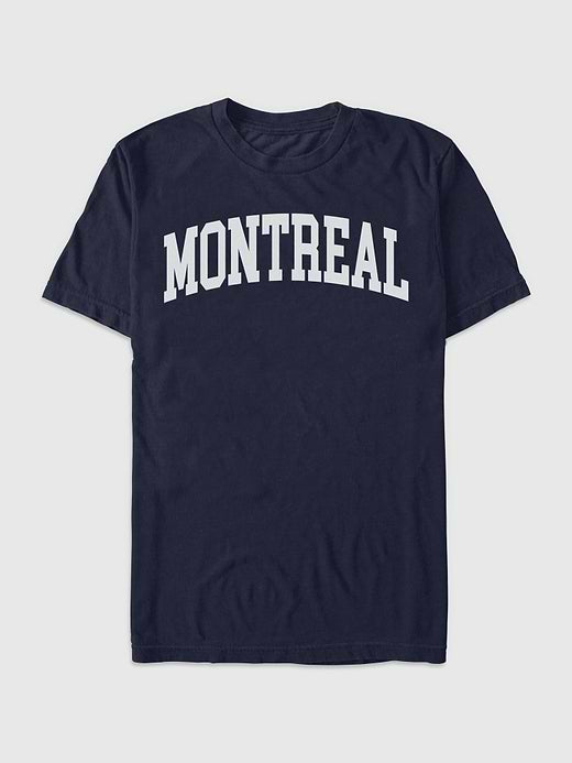 Montreal Collegiate Graphic T-Shirt - Navy