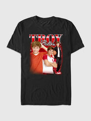 High School Musical Troy Collage Graphic T-Shirt - Black