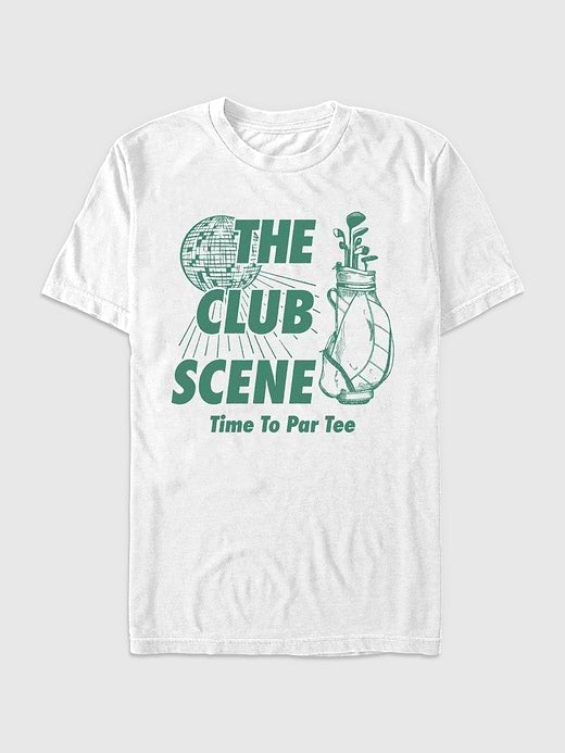 Club Scene Graphic T-Shirt - White