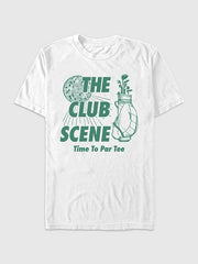 Club Scene Graphic T-Shirt - White
