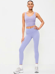 High-Waisted StudioSmooth 7/8 Side-Striped Leggings - Lunar Path