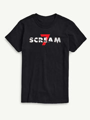 Scream 7 Logo Short Sleeve Graphic T-Shirt - Black