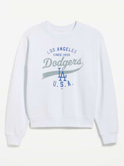 Los Angeles Dodgers Raglan Sweatshirt for Women - Los Angeles Dodgers