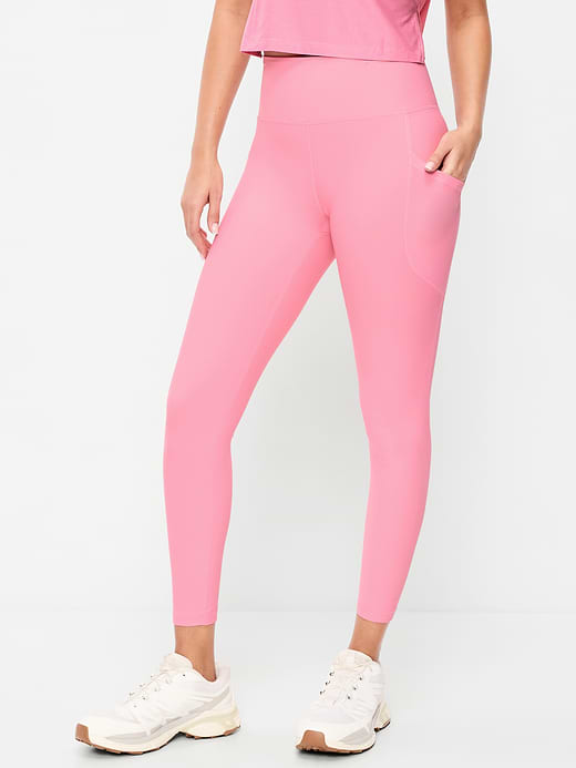 High-Waisted PowerSoft 7/8 Pocket Leggings - Sweet Sixteen