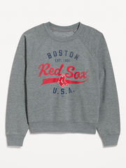 Boston Red Sox Raglan Sweatshirt for Women - Boston Red Sox