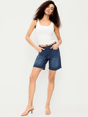 High-Waisted Wow Jean Shorts -- 7-inch inseam - River