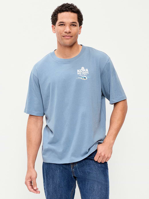 KONA Big Wave® Heavyweight Loose T-Shirt - Stonewash