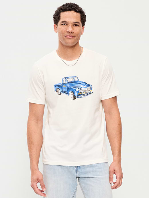 Graphic T-Shirt for Adults - Off White