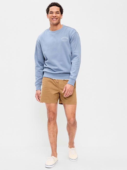 Twill Jogger Shorts -- 5-inch inseam - Doe A Deer