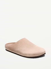 Faux-Leather Mule Shoes for Men - Original Gray