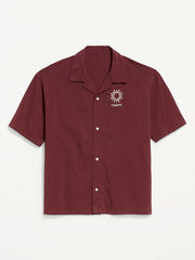 Short-Sleeve Heavyweight Graphic Shirt - Royal Velvet
