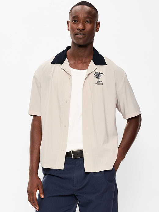 Short-Sleeve Heavyweight Graphic Shirt - Wish Bone