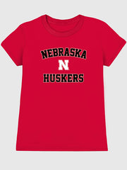University of Nebraska Campus Classic Graphic T-Shirt for Women - Red