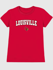 University of Louisville Arch Logo Graphic T-Shirt for Women - Red