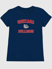 Gonzaga University Campus Classic Graphic T-Shirt for Women - Navy