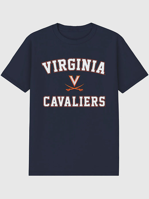 University of Virginia Campus Classic Graphic T-Shirt for Men - Navy