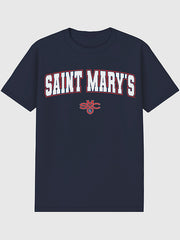 Saint Marys College of California Arch Logo Graphic T-Shirt for Men - Navy