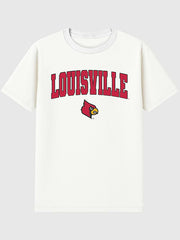 University of Louisville Arch Logo Graphic T-Shirt for Men - White