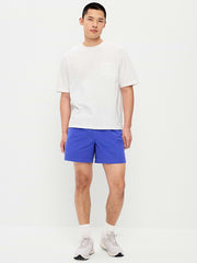 Solid Jogger Shorts -- 5-inch inseam - Crayon Blue