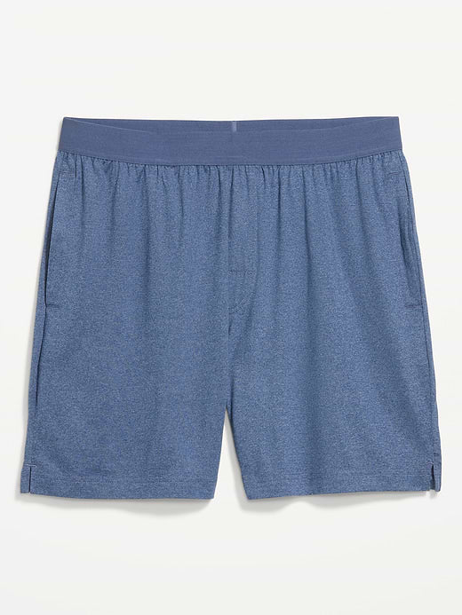 Jersey-Knit Pajama Shorts - In the Navy