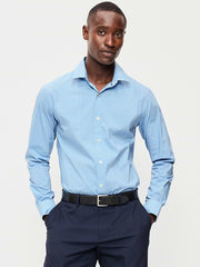 Slim Fit Pro Signature Performance Dress Shirt - Navy Gingham