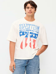 Led Zeppelin™ Cropped T-Shirt - Sea Salt