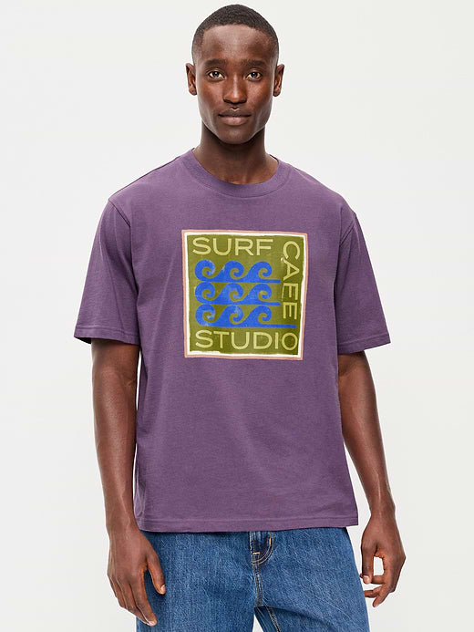 Heavyweight Graphic T-Shirt - Vintage Violet