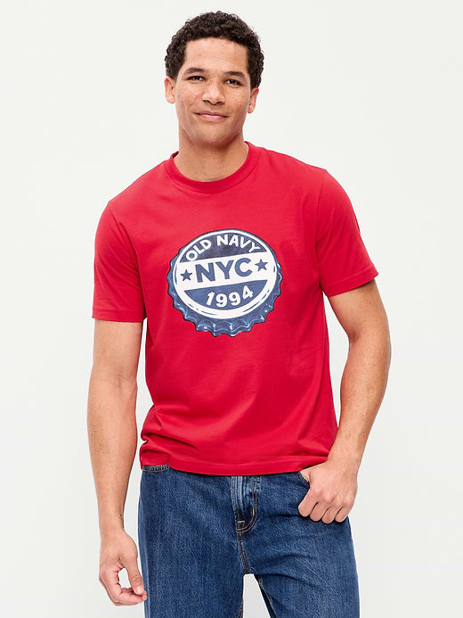 Graphic T-Shirt for Adults - Robbie Red