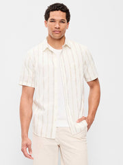 Classic Fit Everyday Shirt - Neutral Stripe