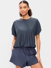 CloudMotion Bubble Top - Dusky Navy