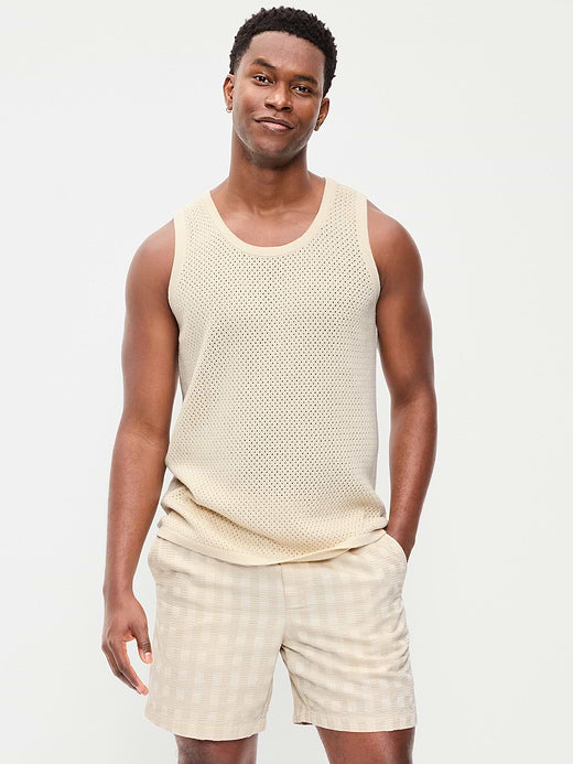 Relaxed Sweater Tank - Sea Salt