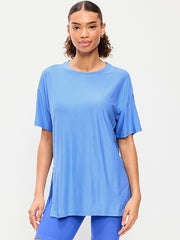 CloudMotion Short-Sleeve Tunic - Cloisonne