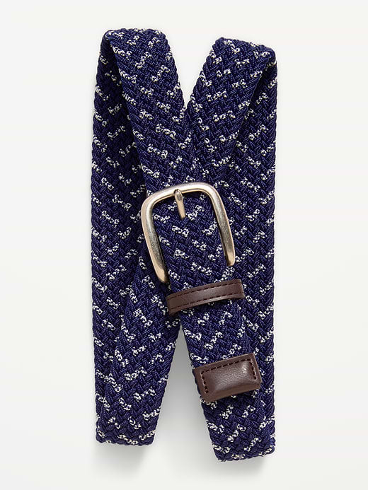 Braided Belt for Men - Blue Multi