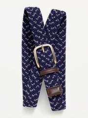 Braided Belt for Men - Blue Multi