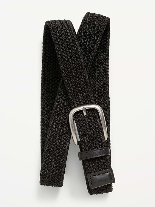 Braided Belt for Men - Black Jack