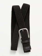 Braided Belt for Men - Black Jack