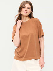 Vintage Crew-Neck T-Shirt - Soft Bronze