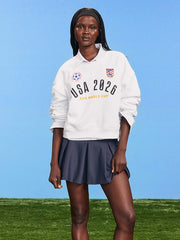FIFA World Cup 26™ USA Oversized Graphic Sweatshirt for Women - Calla Lily
