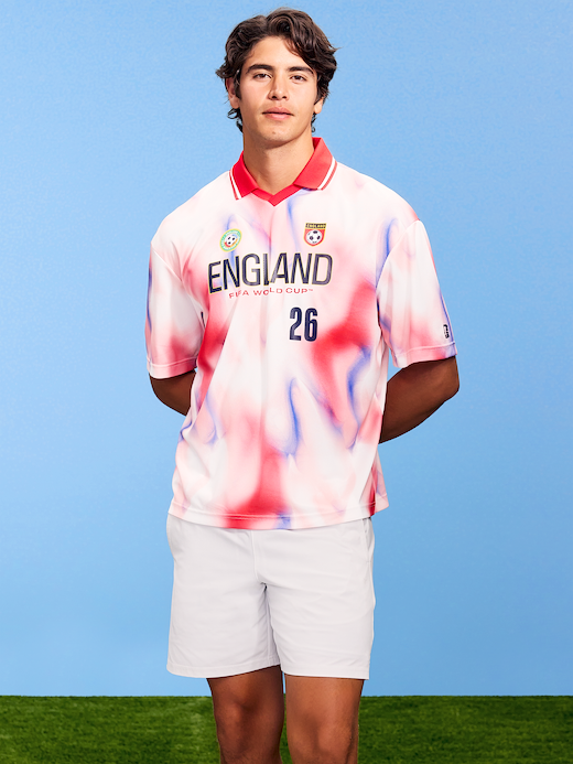 FIFA World Cup 26™ England Lifestyle Collared Jersey T-Shirt for Men - England