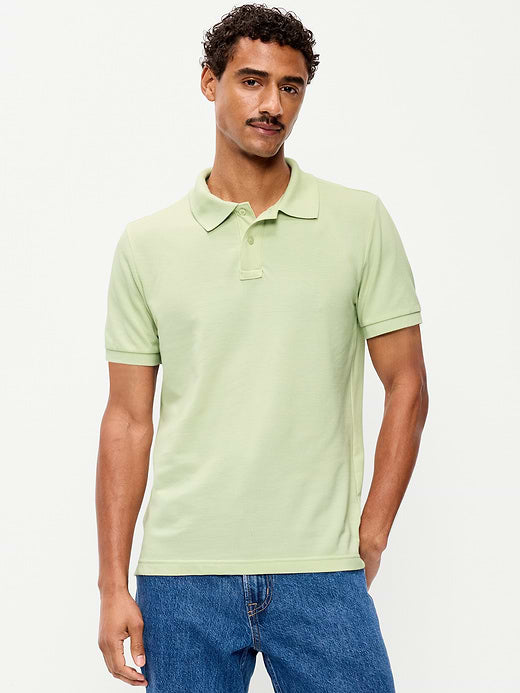Classic Fit Pique Polo - Succulent