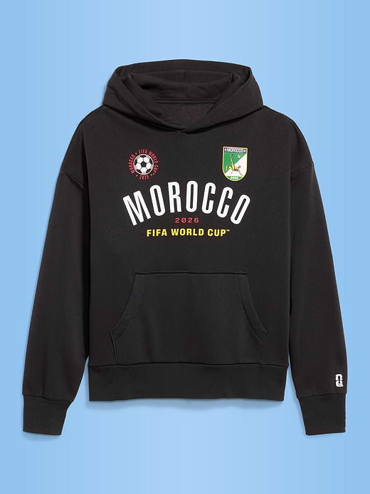 FIFA World Cup 26™ Morocco Oversized Pullover Hoodie for Men - Morocco