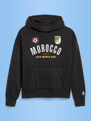 FIFA World Cup 26™ Morocco Oversized Pullover Hoodie for Men - Morocco