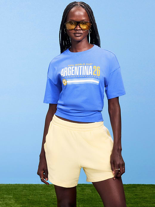 FIFA World Cup 26™ Argentina Vintage Crew-Neck T-Shirt for Women - Argentina