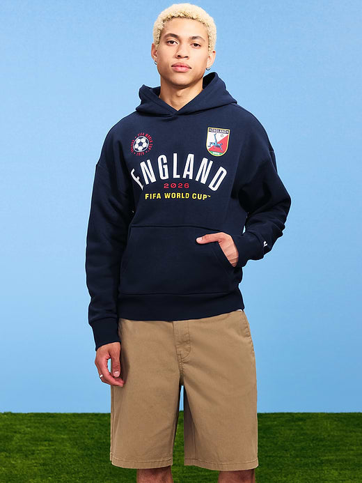 FIFA World Cup 26™ England Oversized Pullover Hoodie for Men - England